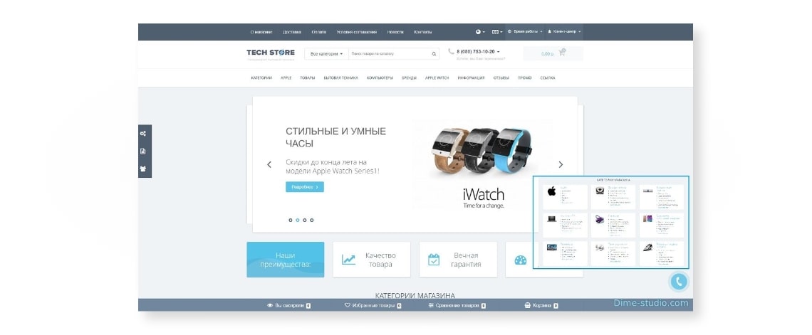 редактирование контента сайта